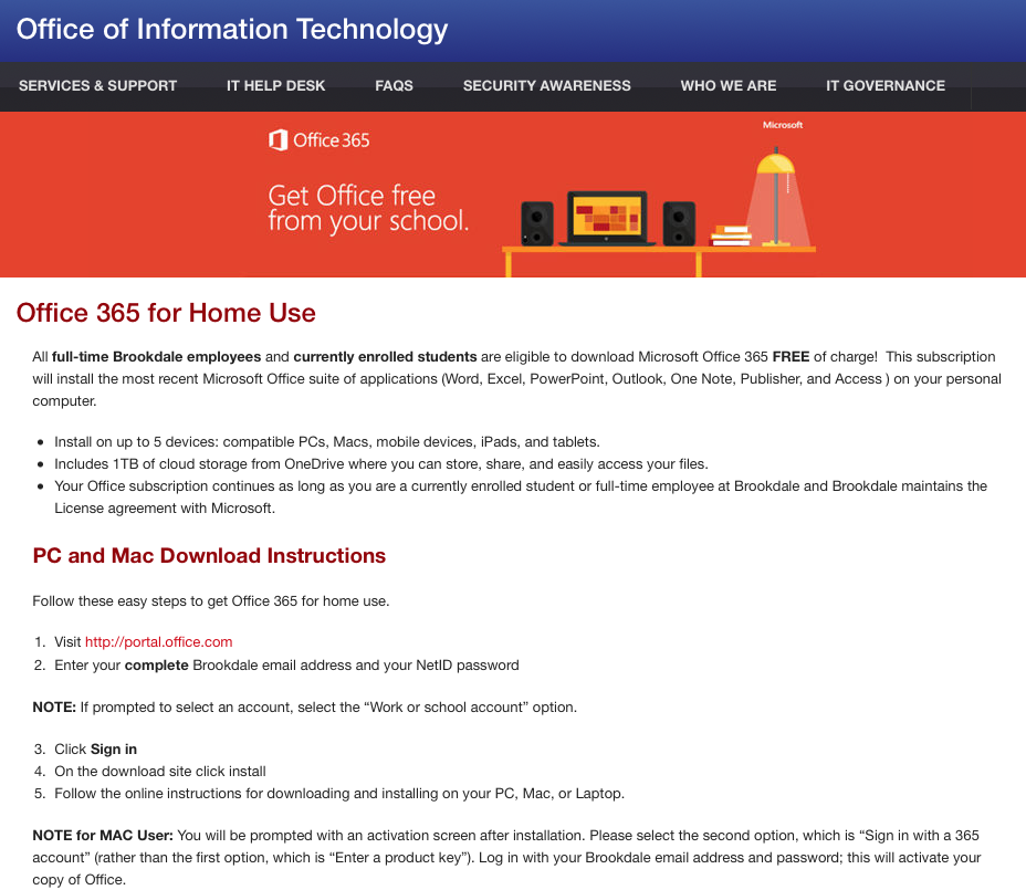 how to download office 365 on mac for students